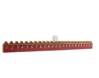 60 cm slidealong adventskalender stjerne