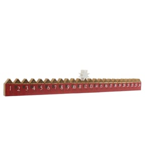 60 cm slidealong adventskalender stjerne