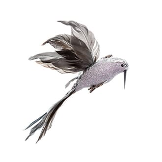23 cm sølv Kolibri