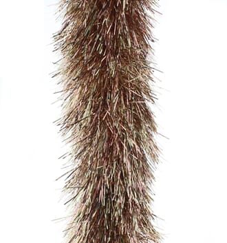 200cm x 15cm downswept tinsel-rose gull/champagne
