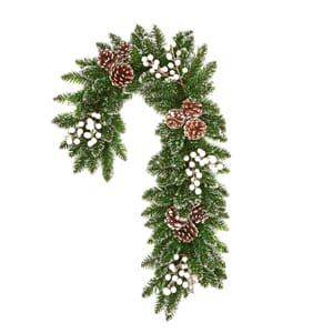 Candy Cane 75 cm med julebær og kongler