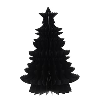 Juletre 30 cm sort foldbart