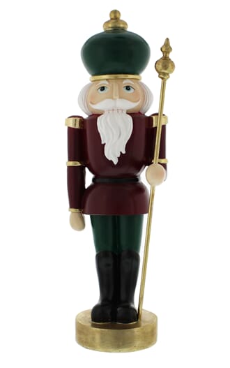 Nøtteknekker burgunder 32 cm