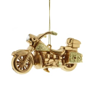 Matt gull motorsykkel 12 cm