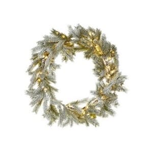 Krans 40 cm 120 varmhvite LED batteri