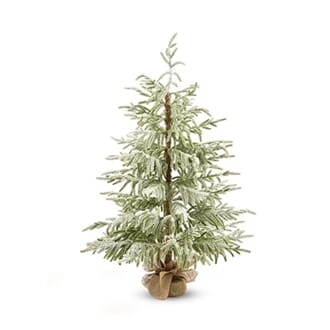 JULETRE 90 CM I POTTE MED SNØ
