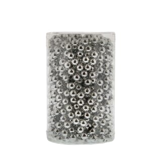 Perleguirlang sølv 10m x 8 mm