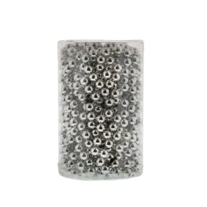 Perleguirlang sølv 10m x 8 mm