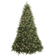 Juletre 210 cm 40% PE 60 % PVC 1079 tips 500 varmhvite LED