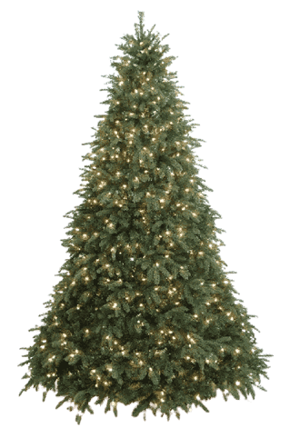Juletre 240 cm 40% PE 60% PVC 1480 tips 600 varmhvite LED