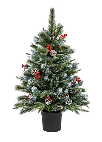 Juletre 90 cm i potte