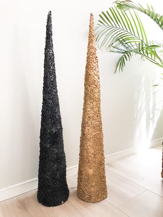 Tårn sort H: 90 cm