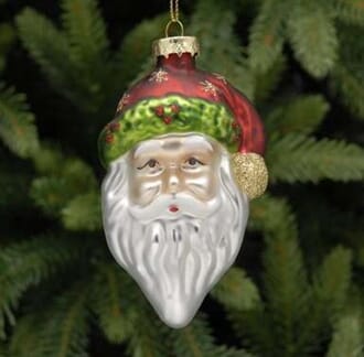 11 cm nisse med hatt i glass