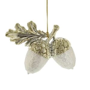 9 cm hvit og gull nøtter