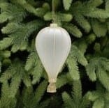 13 cm luftballong glass frost/gull