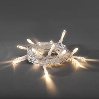 Slynge 50 varmhvite LED timer 6 timer