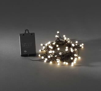 Slynge 80 varmhvite cherry LED skumringssensor/timer 6/9 tim