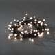 Slynge 80 varmhvite LED cherry sort kabel