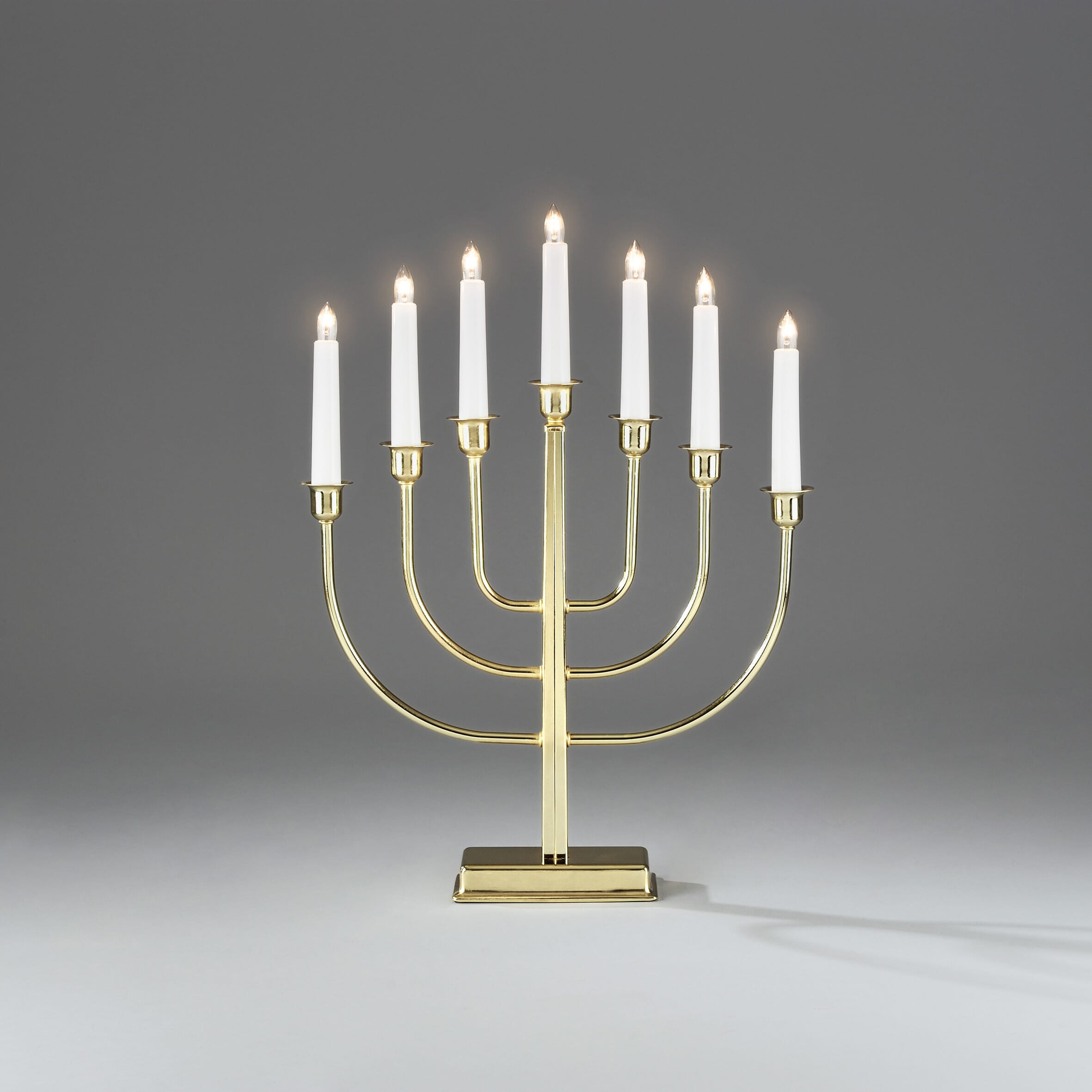 Adventstake 7 armet messing - Trend Collection AS