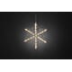 Snefnugg 40 cm varmhvite LED timer 6 timer