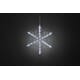 Snefnugg 40 cm hvite LED timer 6 timer