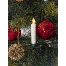 Juletrebelysning 10,8 cm 10 stk