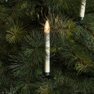 Juletrebelysning 18 cm 10 stk