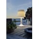 Assisi bordlampe solcelle hvit