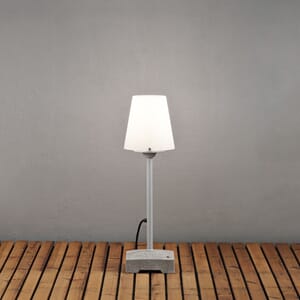 Lucca Lounge lav E27 grå 59cm