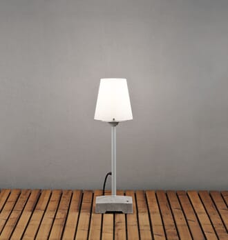 Lucca Lounge lav E27 grå 59cm