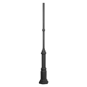 Hercules stolpe svart 2,13 m