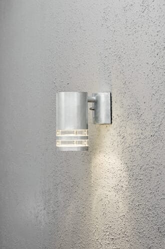Modena ned GU10 galvanisert/transparent