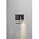 Modena ned GU10 svart/transparent