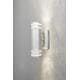 Modena opp/ned GU10 galvanisert/transparent