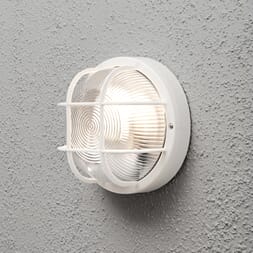 Mantova E27 hvit plast