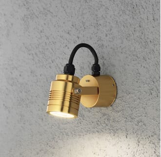 Monza 3W high power LED vridbar messing
