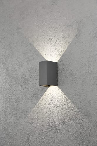 Cremona 2x3W high power LED mørk grå