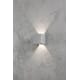 Cremona 2x3W high power LED aluminium