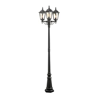 Firenze 3-armet E27 svart ink stolpe 220 cm