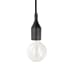 SAUL HANGING LAMP ANTIQUE ZINC