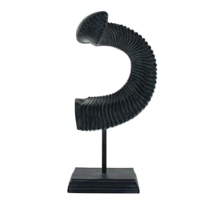 HORN ON STAND BLACK