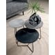 MINNESOTA COFFEE TABLE BLACK  Ø50X35