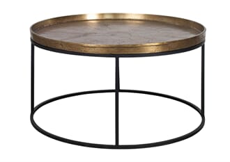NORTHLAND COFFEE TABLE ANTIQUE GOLD L Ø88x40