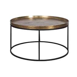 NORTHLAND COFFEE TABLE ANTIQUE GOLD L Ø88x40