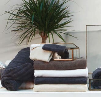 ZERO TWIST BATH TOWEL GREY 140X70