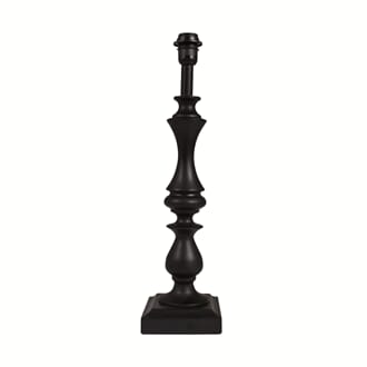 LAMPBASE BLACK SQUARE FOOT 16X16X57