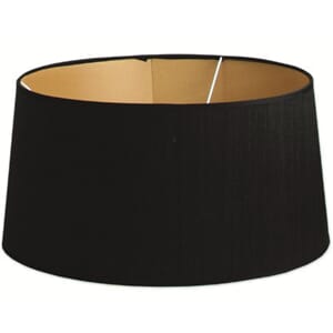 RAFFIA LAMPSHADE ROUND BLACK L