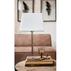 RAFFIA LAMPSHADE RECTANGULAR WHITE L
