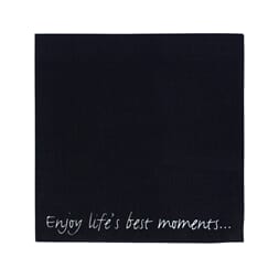 LS94 NAPKIN BLACK