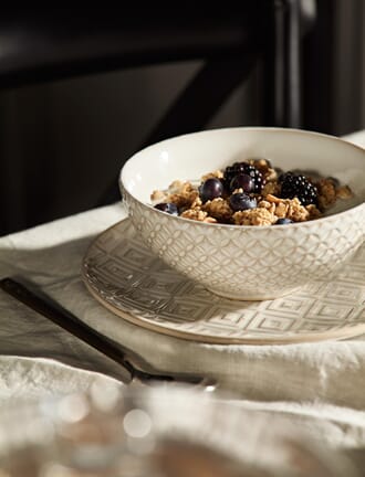 IVY CEREAL BOWL FLOWER